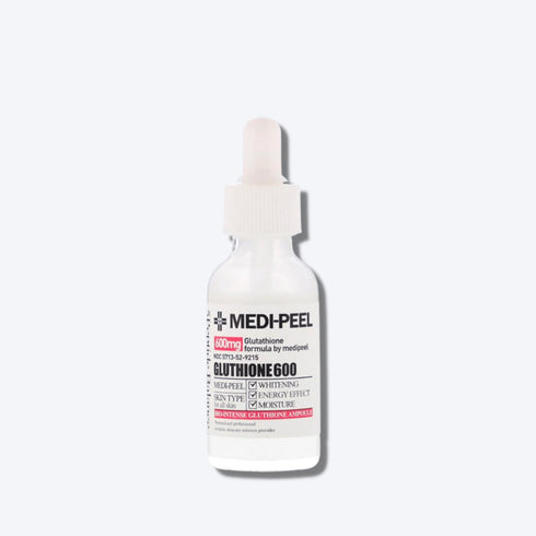 Descoperiți secretul unui ten fără cusur cu GLUTATHIONE 600 Intense Glutathione Ampoule de la MEDPEEL. Perfect pentru toate tipurile de piele, acest ser de înaltă potență oferă albire, energie și hidratare.Designul curat și minimalist al flaconului cu picurător asigură o aplicare țintită și o eficacitate maximă.Acest ser este un pas esențial în orice regim de iluminare și hidratare a pielii